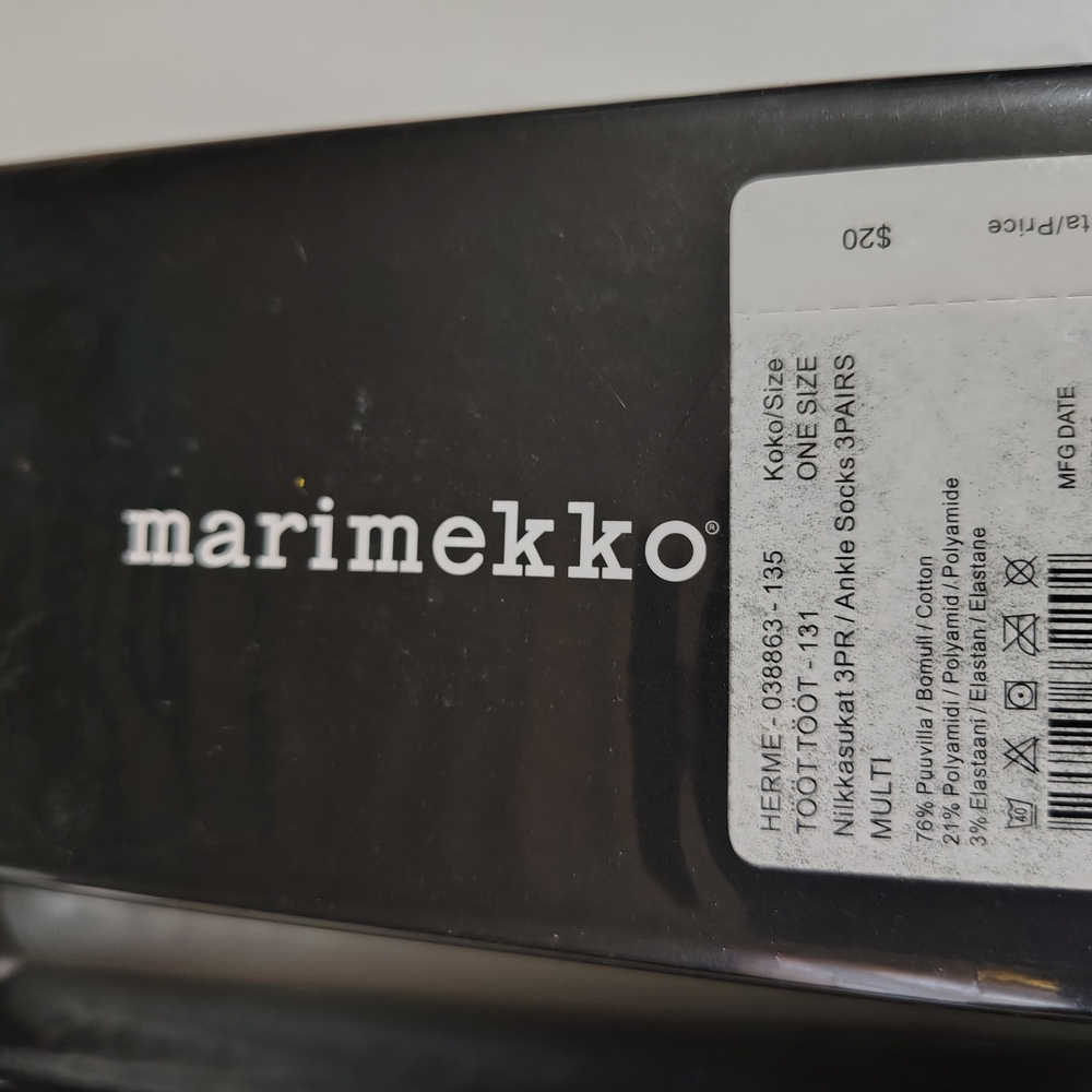 MARIMEKKO Bright Multicolor Striped & Polka Dot "TODDLER" Socks - 6 Pack - Picture 2 of 3